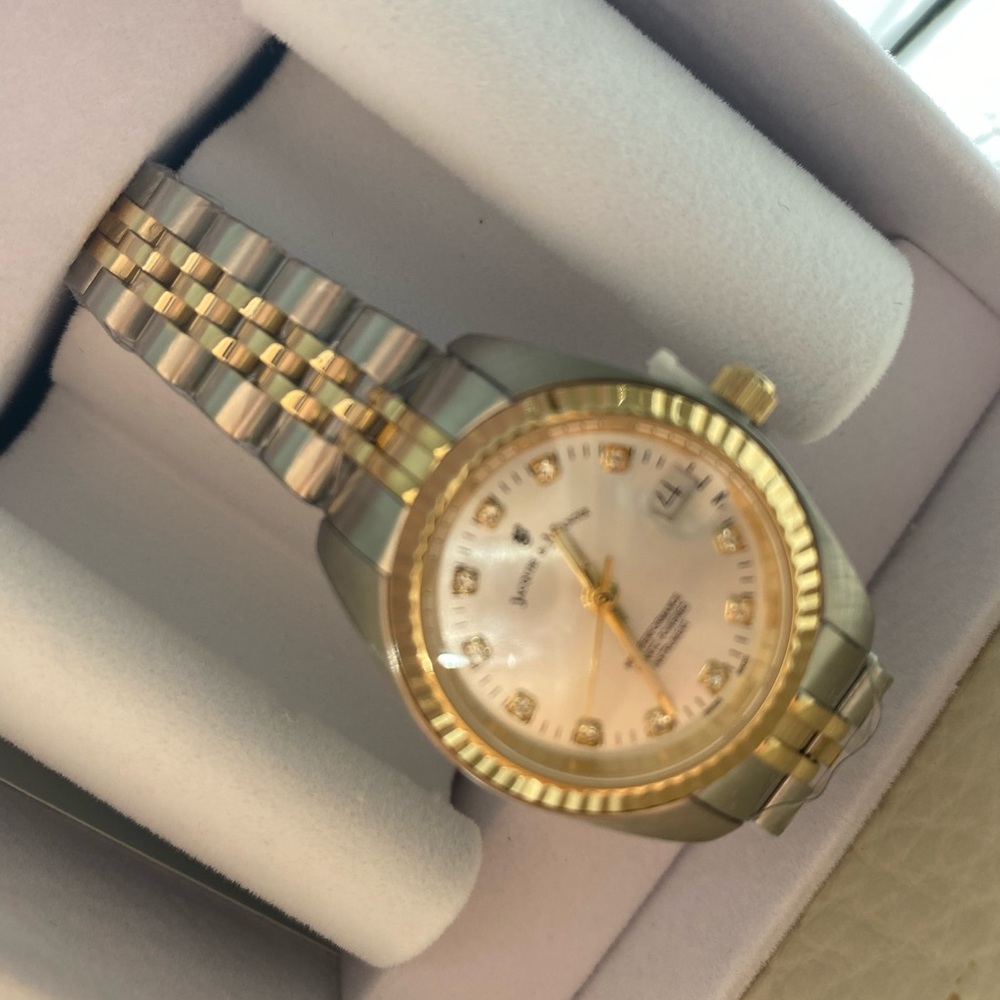 Look alike Rolex, Swiss brand JACQUES du MANOIR. Beautiful watch. Worn few times